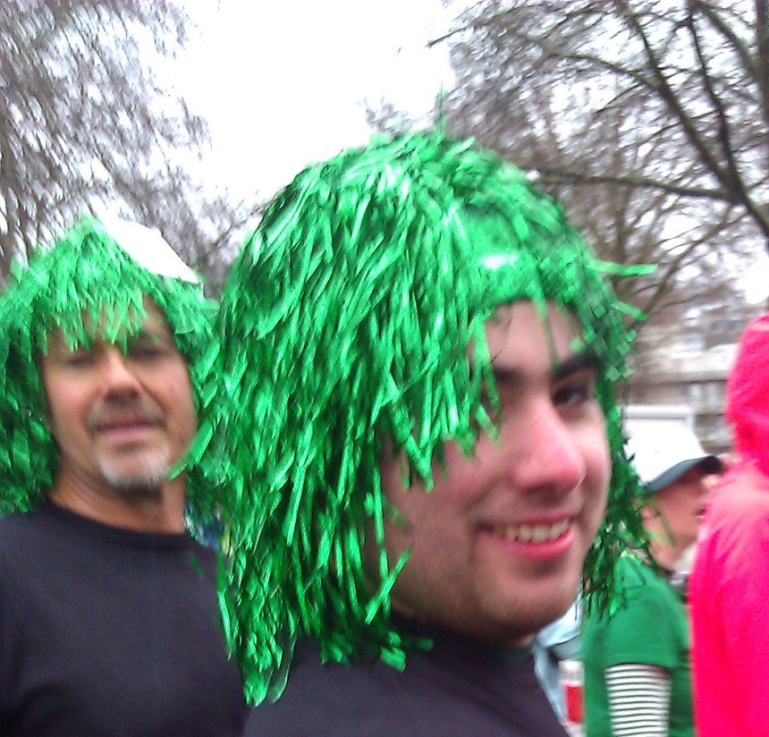 Raul at St. Paddy's Day Run