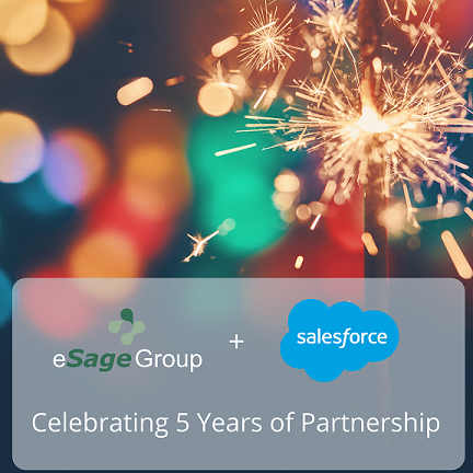 eSage Group Celebrates 5 Year Anniversary as a Salesforce Partner